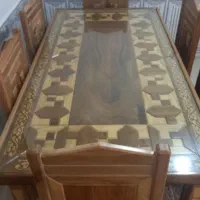 میز غذاخوری ۶نفره گره چینی شده