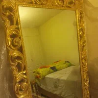 اینه قدی قاب ورق طلا