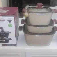 ست پنج تکه قابلمه برندzano سوپر گرانیت