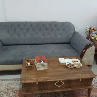 لوازم چوبی،مبل ۵نفره وهمراه عسلی و زیرتلوزیونی