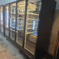 یخچال ۴در مدل ایلیا دونیم متر طول کامل مشکی