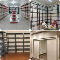 نصاب،تعمیرات ساخت( کابینت، قفسه و رگال پرده شلف)