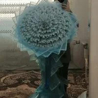 دسته گل با پول و ربان