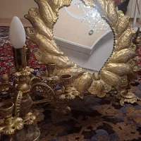 آینه و شمعدان عتیقه