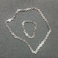 ست گردنبند و دستبند استیل
