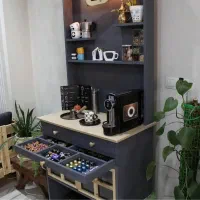 کافی بار به همراه ظرف شن قهوه ترک