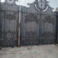 درب باغی پیلوت آهنی باغی ویلا قابدار حیاطی پارگینگ