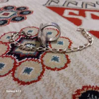 انگشتر و دستبند نقره