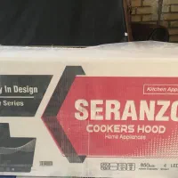 هود اشپزخانه و گاز ۵ شعله شیشه ای