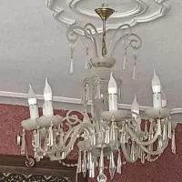 یک جفت لوستر طرح کریستال ۸ شعله