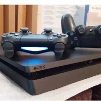 ps4 slim2216B کپیخور با کیف+هدفون+استند شارژر