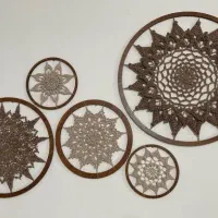 تابلو ماندالا ۵عددی باهم ۱۶۰۰