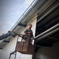 نصب شیروانی نصب ساندویچ پنل  نصب نما و نصب دیواره