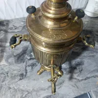 سماور زغالی 4لیتریه عتیقه معاوضه هم دارم