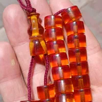 تسبیح سندلوس شهد عسلی اصل خاص کمیاب زیبا