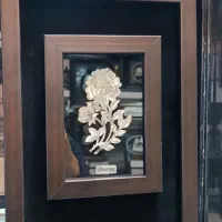 تابلو نقره دو قابه قلم تبریز 840