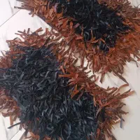 قالیچه پادری  چرمی شگی  پرز بلند