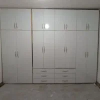 کمد دیواری لترون و  ام دی اف