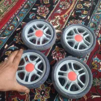 لاستیک کالسکه یا چرخ خرید درحدنو