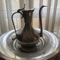 افتابه و لگن قدیمی زمان قاجار