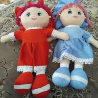 دو عدد عروسک در حد نو دو قلو