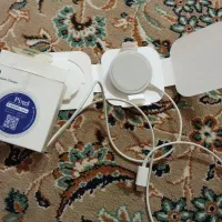 شارژر اصلی بیسیم اپل در حد نو