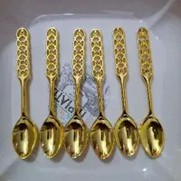 قاشق طلایی چای خوری