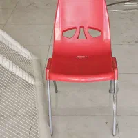 قفسه ام دی اف و صندلی ۶ عدد