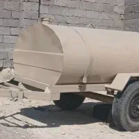 تانکر چرخدار ۱۸۰۰ لیتری گالوانیزه و محکم نو نو