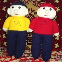 عروسک پت و مت سایز بزرگ بافت ماسوله