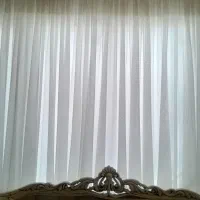 ۹متر پرده حریر ساده جنس خوب