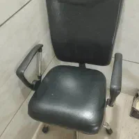 صندلی کامپیوتر اداری مدیریت چرخدار جک دار