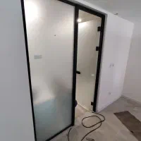 درب سرویس ، پارتیشن ، دور دوشی ،جداکننده شیشه ای