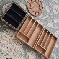 جا قاشقی چوبی داخل کابینتی