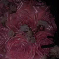 دسته گل شاینی روبانی