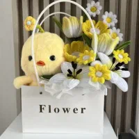 باکس گل و عروسک ماندگار