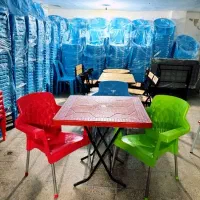 صندلی پلاستیکی دسته دار ضخیم