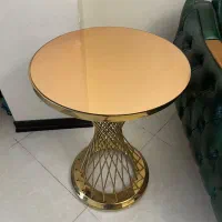 میز طلایی استیل