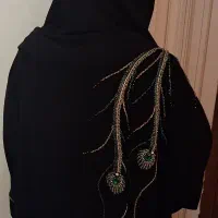 عبا مانتویی شیک مجلسی به همراه شال خودش
