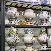 سماور طرح سنگ ایران شرق 6 لیتری  با ارسال