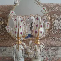 آینه و شمعدان عتیقه