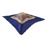 لحاف کرسی کلاسیک خاتون سورمه ای