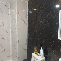 رنگ کاغذدیواری قرنیزماربل لمینت ترمووال پرده