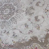 ۲تخته فرش۹متری کاشان کرمی، ابریشمی در حد نو