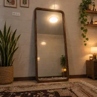 آینه قدی نو با قاب چوب راش