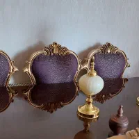 شمعدان و کاپ وسط