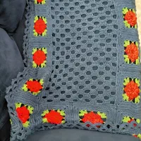 رومیزی قلاب بافی با نخ کتان خارجی