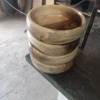 ظرف چوبی چوب گردو ظروف پذیرایی