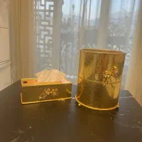 سطل و جادستمالی طلایی مناسی جهیزیه