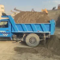 حمل نخاله شن ماسه خاکباغچه باخاور و نیسان کمپرسی